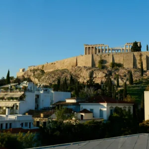 Koukaki and acropolis view